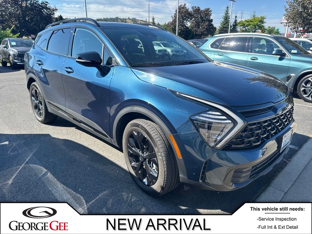 Vesta Blue 2025 Kia Sportage Hybrid Plug-In SUV / Crossover All-Wheel Drive 6-Speed Automatic