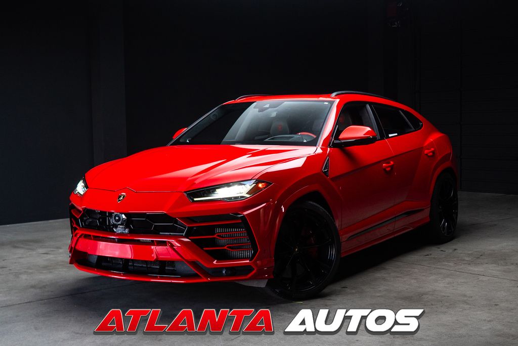 Red 2019 Lamborghini Urus SUV / Crossover All-Wheel Drive 8-Speed Automatic