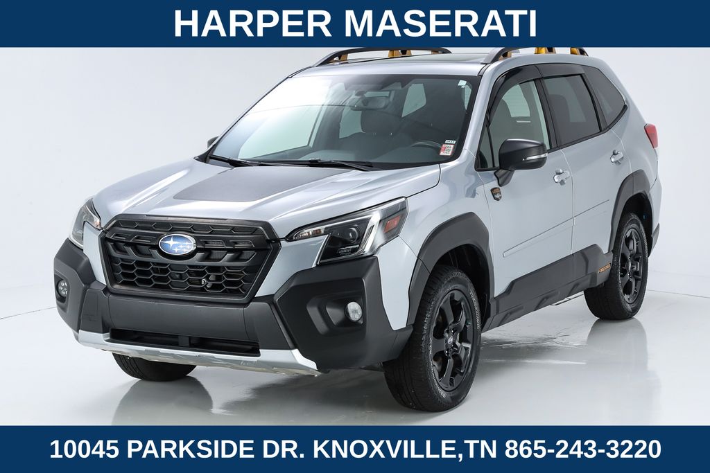Ice Silver Metallic 2023 Subaru Forester SUV / Crossover All-Wheel Drive Continuously Variable Transmission