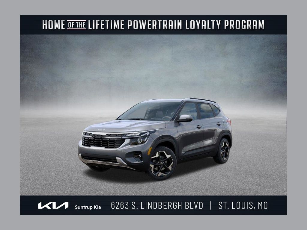 Gray (Steel) 2026 Kia Seltos S FWD SUV / Crossover Front-Wheel Drive Continuously Variable Transmission