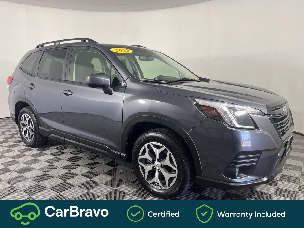 Magnetite Gray Metallic 2023 Subaru Forester SUV / Crossover All-Wheel Drive Continuously Variable Transmission