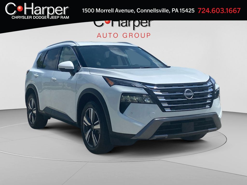 Everest White Pearl 2024 Nissan Rogue SUV / Crossover All-Wheel Drive Continuously Variable Transmission