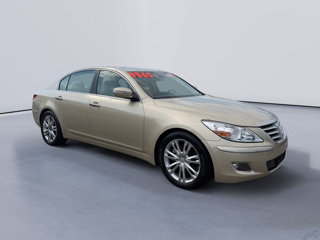 Brown (Champagne Beige Metallic) 2011 Hyundai Genesis Sedan Rear-Wheel Drive 6-Speed Automatic