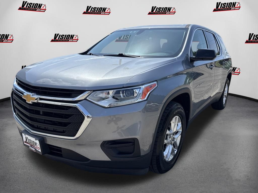 Gray (Satin Steel Metallic) 2018 Chevrolet Traverse SUV / Crossover Front-Wheel Drive 9-Speed Automatic