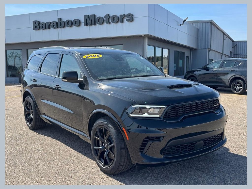 DB Black Crystal Clearcoat 2026 Dodge Durango GT HEMI Plus AWD SUV / Crossover All-Wheel Drive 8-Speed Automatic