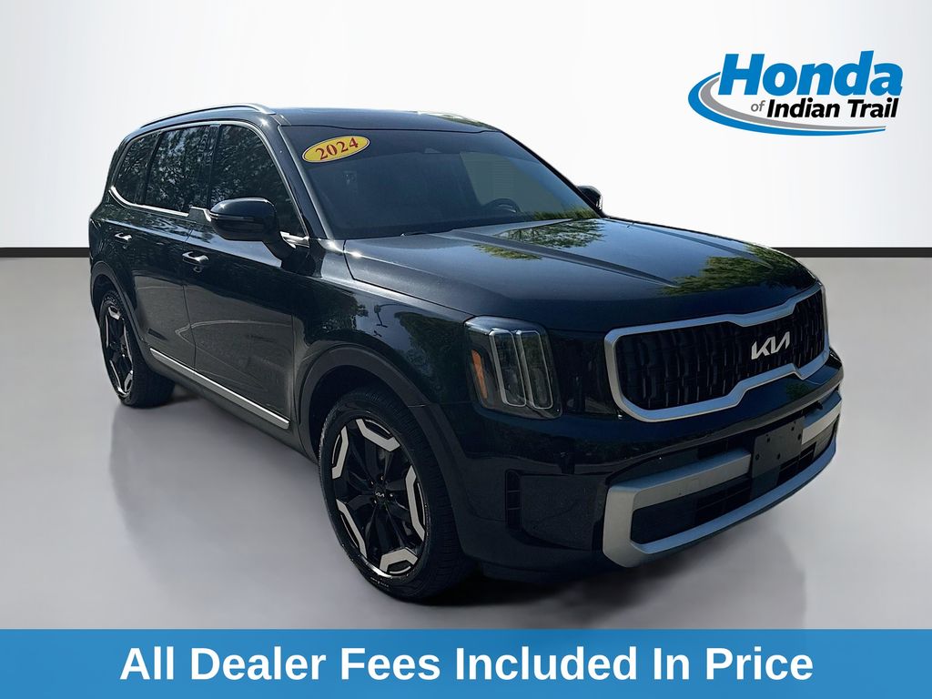 Ebony Black 2024 Kia Telluride SUV / Crossover Front-Wheel Drive 8-Speed Automatic