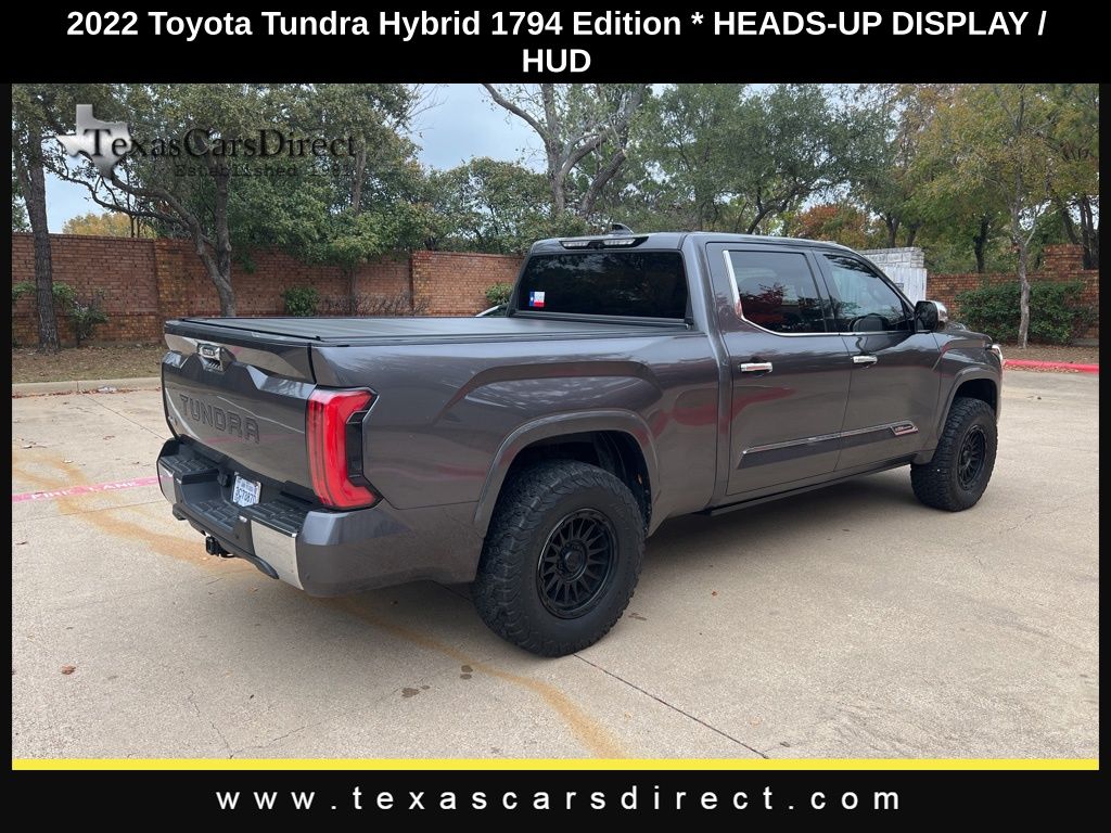 2022 Toyota Tundra Hybrid 1794 Edition 3