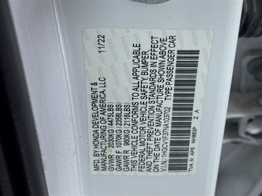 Used Car 2022 Honda Accord  Sport For Sale Under $30,000 In Austin, Texas