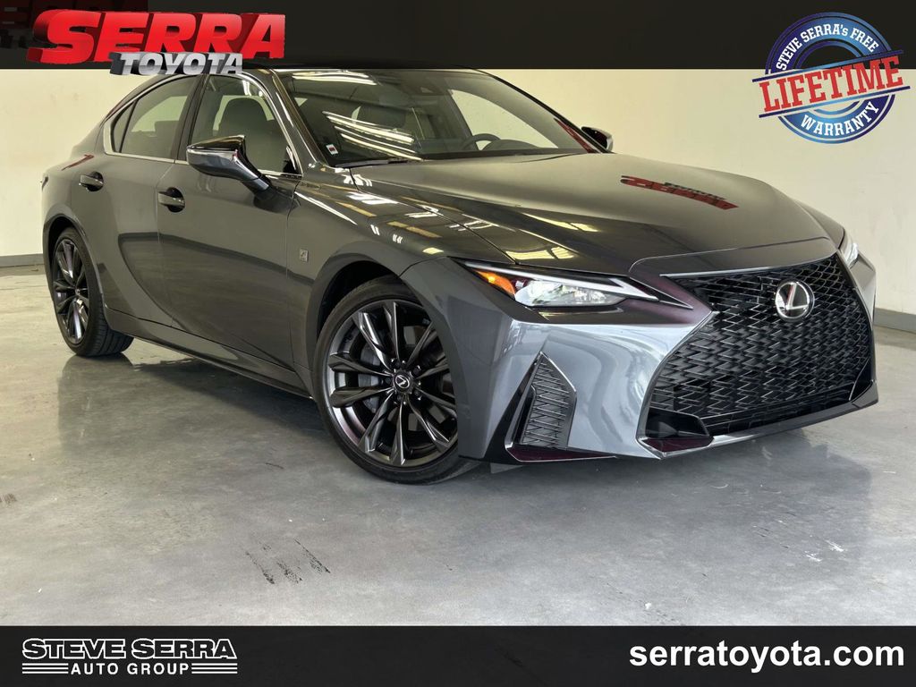 Gray 2025 Lexus IS Sedan Rear-Wheel Drive 8-Speed Automatic
