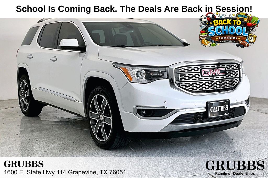 White Frost Tricoat 2017 GMC Acadia SUV / Crossover Four-Wheel Drive 6-Speed Automatic