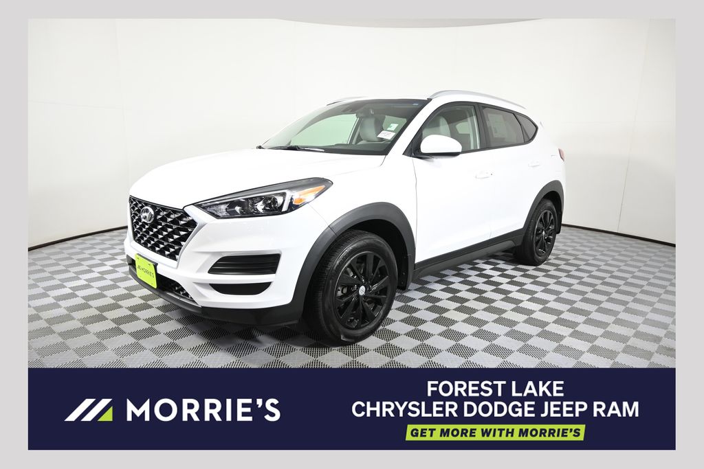 Cream White 2020 Hyundai Tucson SUV / Crossover All-Wheel Drive 6-Speed Automatic