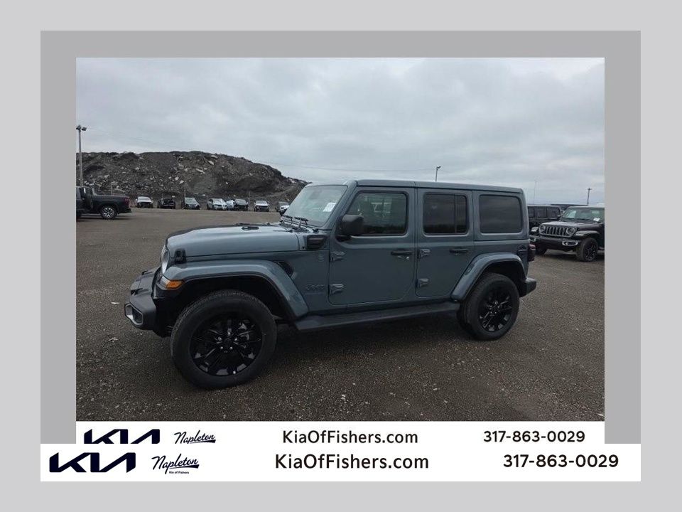 Anvil Clear Coat 2025 Jeep Wrangler 4xe Sahara 4WD SUV / Crossover Four-Wheel Drive 8-Speed Automatic