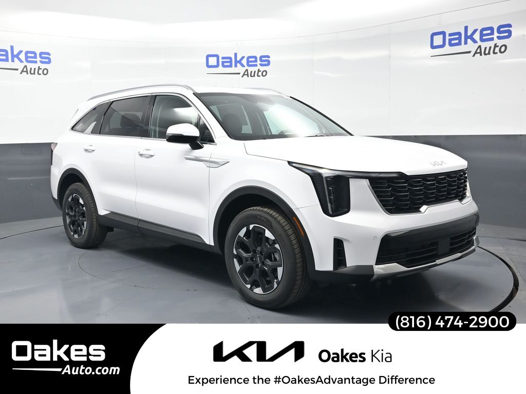 Glacial White Pearl 2026 Kia Sorento S AWD SUV / Crossover All-Wheel Drive 8-Speed Automatic