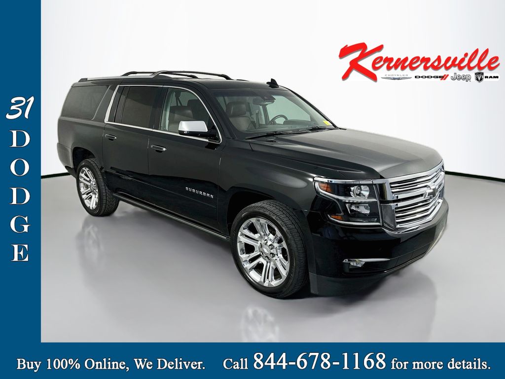 Black 2019 Chevrolet Suburban 1500 Premier 4WD SUV / Crossover Four-Wheel Drive Automatic