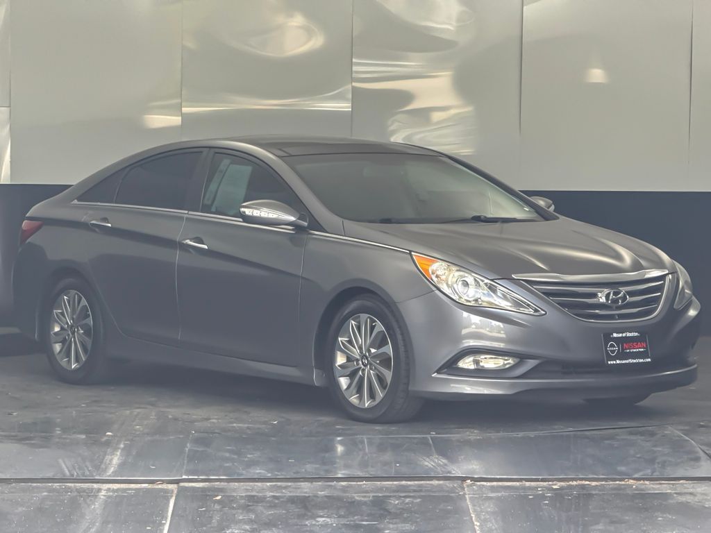 Harbor Gray Metallic 2014 Hyundai Sonata Limited FWD Sedan Front-Wheel Drive 6-Speed Automatic