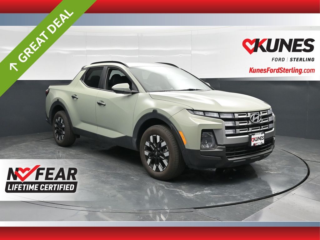 Sage Gray 2025 Hyundai Santa Cruz SEL Crew Cab AWD Pickup Truck All-Wheel Drive 8-Speed Automatic