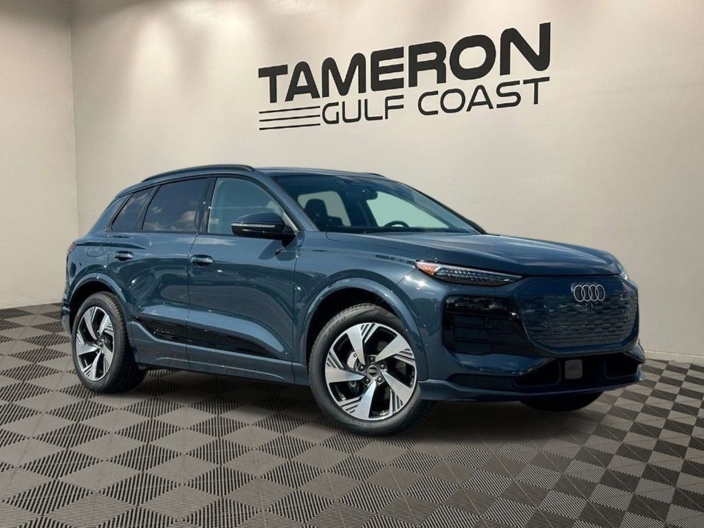 Blue Metallic 2025 Audi Q6 e-tron SUV / Crossover All-Wheel Drive Automatic