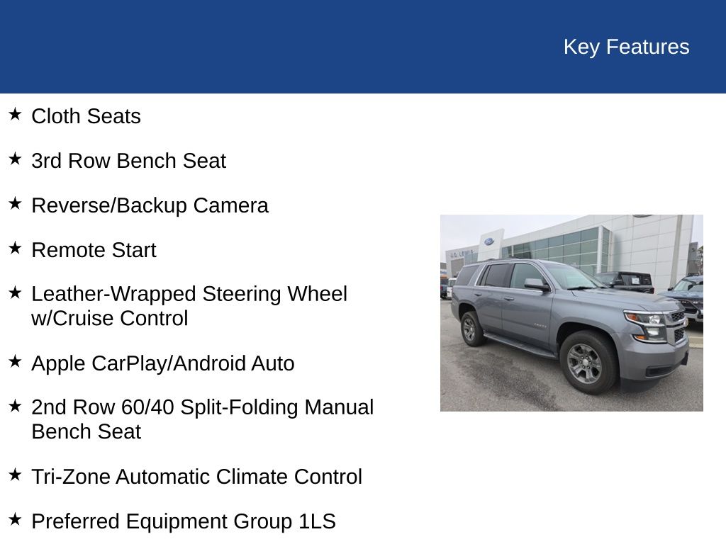 2018 Chevrolet Tahoe LS