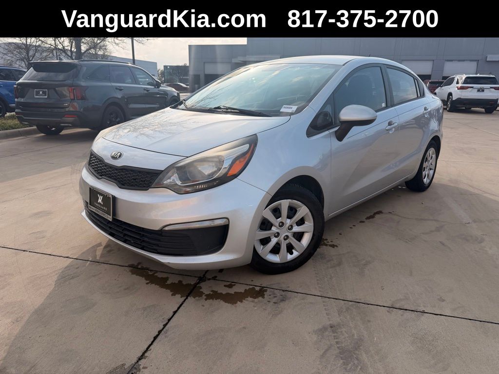 Bright Silver Metallic 2016 Kia Rio LX Sedan Front-Wheel Drive 6-Speed Automatic