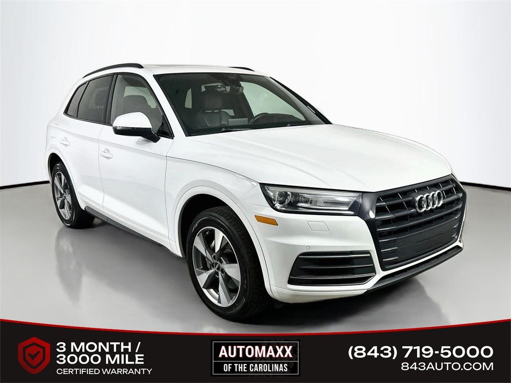 Ibis White 2020 Audi Q5 SUV / Crossover All-Wheel Drive 7-Speed Automatic