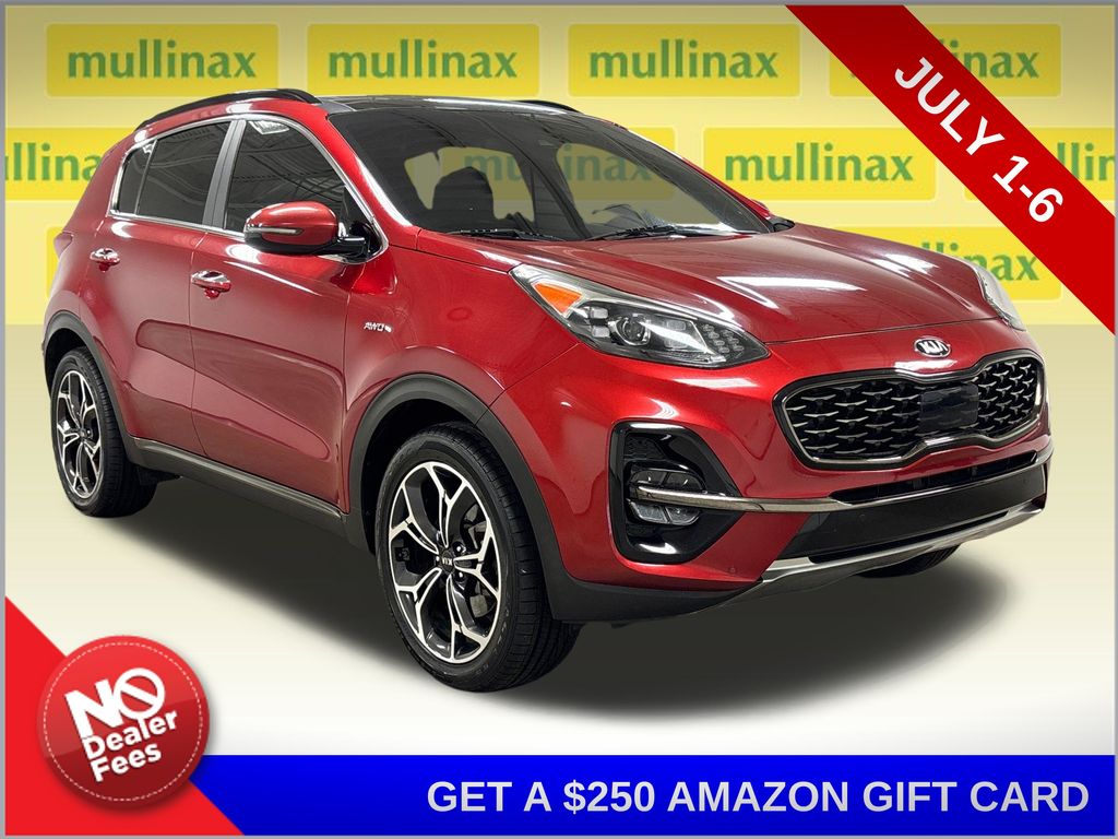 Hyper Red 2022 Kia Sportage SUV / Crossover  6-Speed Automatic Overdrive