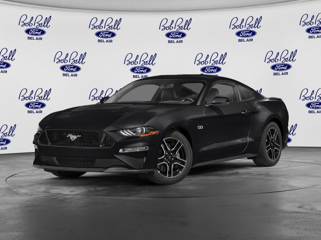 Shadow Black 2021 Ford Mustang Coupe Rear-Wheel Drive Automatic
