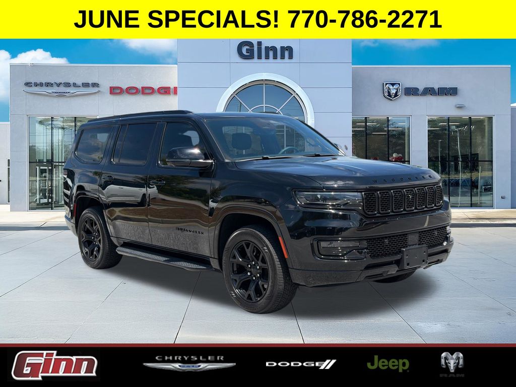 Diamond Black Crystal Pearlcoat 2023 Jeep Wagoneer SUV / Crossover 4X2 8-Speed Automatic