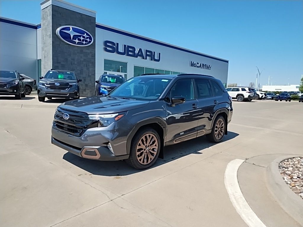 Gray 2026 Subaru Forester Sport Crossover AWD SUV / Crossover All-Wheel Drive Continuously Variable Transmission
