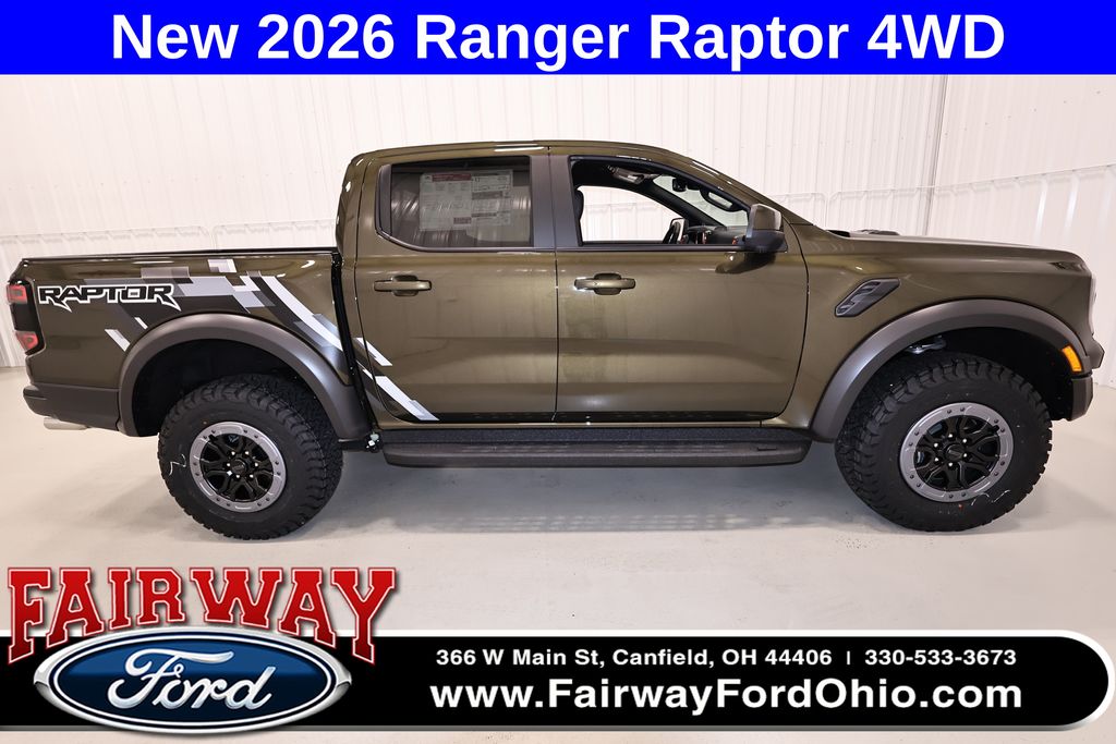 Shelter Green Metallic 2026 Ford Ranger Pickup Truck Four-Wheel Drive Automatic