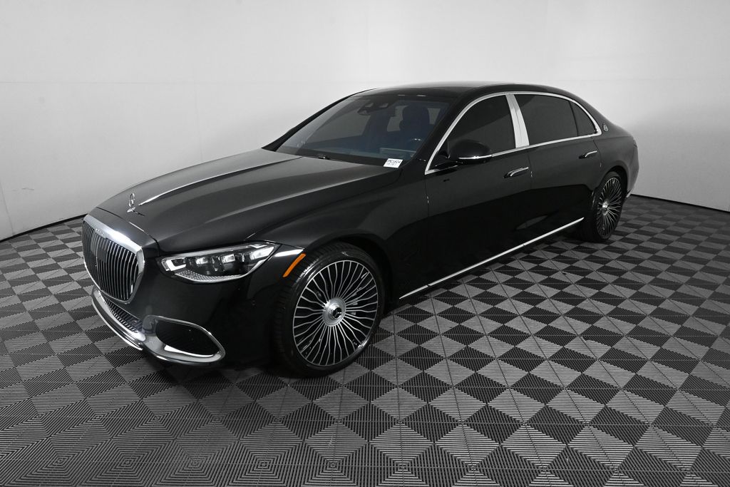 Obsidian Black Metallic 2024 Mercedes-Benz S-Class Sedan All-Wheel Drive 9-Speed Automatic