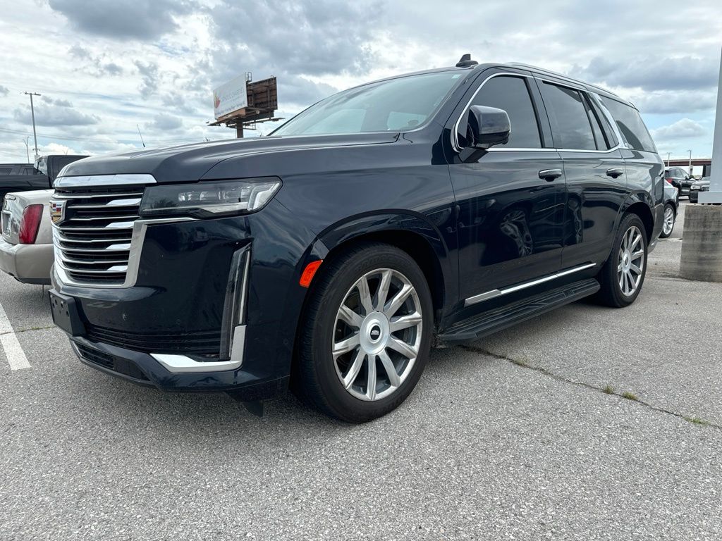 Dark Moon Blue Metallic 2023 Cadillac Escalade Premium Luxury Platinum 4WD SUV / Crossover Four-Wheel Drive Automatic