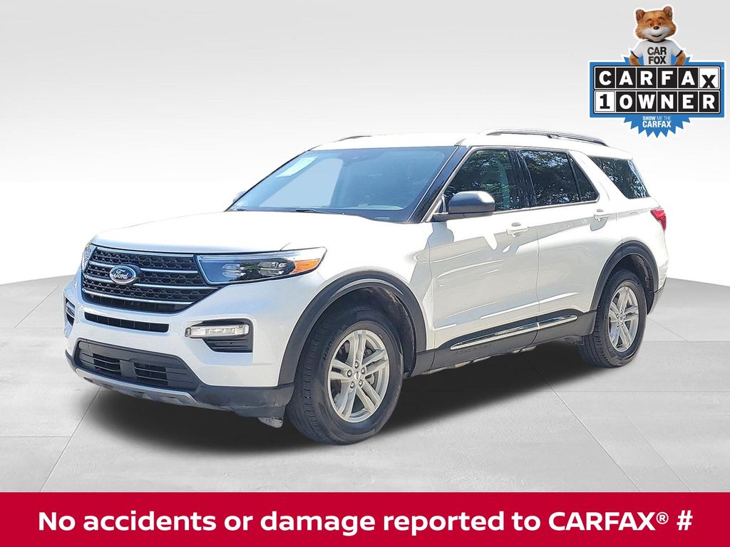 Oxford White 2024 Ford Explorer SUV / Crossover All-Wheel Drive Automatic
