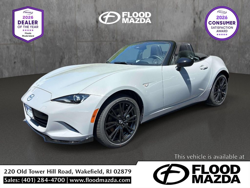 Aero Gray Metallic 2026 Mazda MX-5 Miata Club RWD Convertible Rear-Wheel Drive 6-Speed Manual