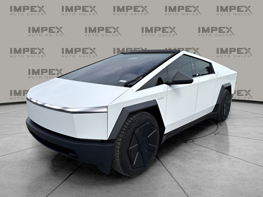 Black 2024 Tesla Cybertruck Cyberbeast Crew Cab AWD Pickup Truck All-Wheel Drive 1-Speed Automatic