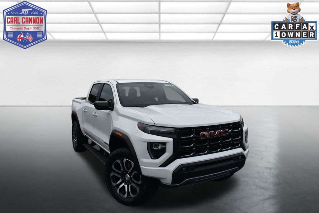 Summit White 2024 GMC Canyon Pickup Truck Four-Wheel Drive 8-Speed Automatic