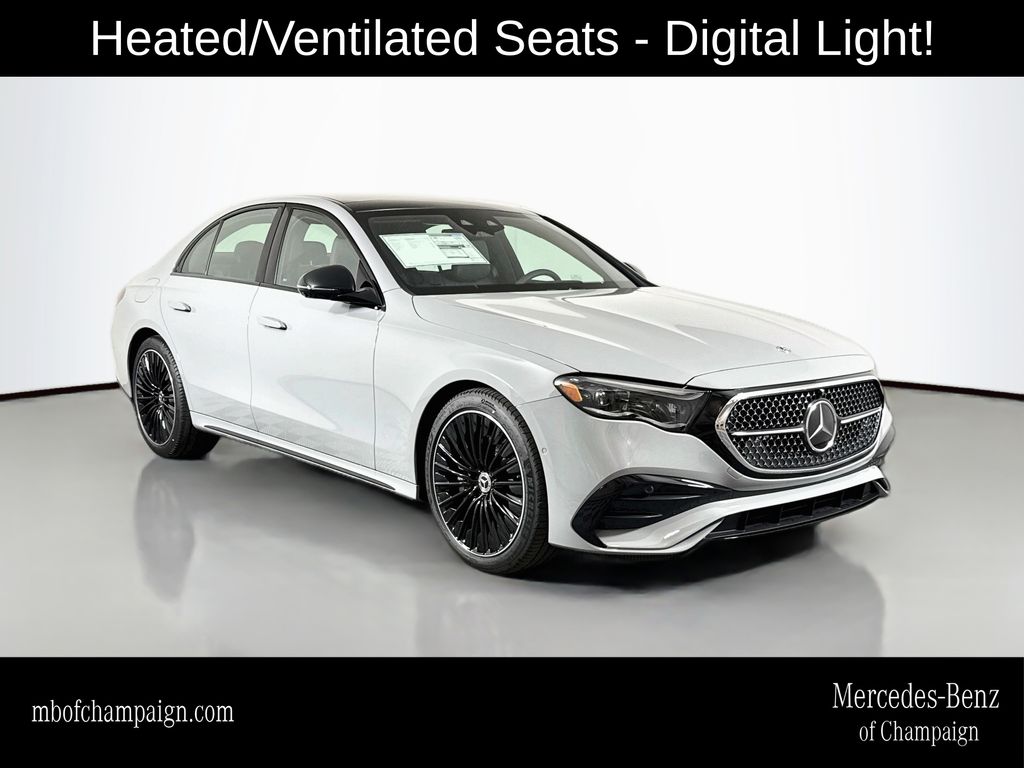 Gray (MANUFAKTUR Alpine Grey) 2026 Mercedes-Benz E-Class E 450 4MATIC Sedan All-Wheel Drive 9-Speed Automatic