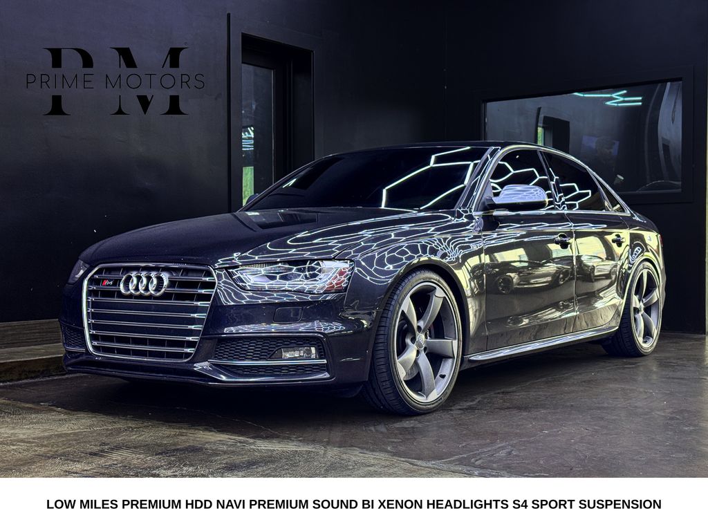 Gray 2013 Audi S4 Sedan 7-Speed Automatic
