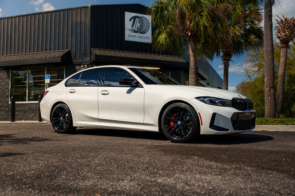 Alpine White 2023 BMW 3 Series M340i RWD Sedan Rear-Wheel Drive 8-Speed Automatic