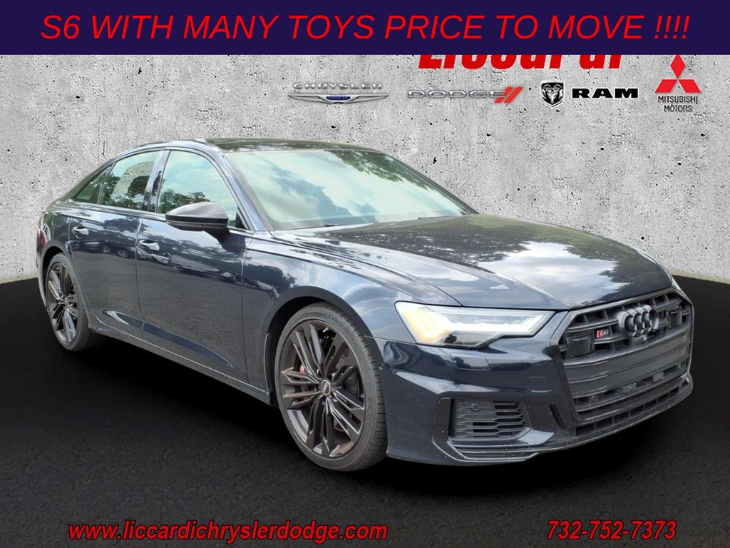 Blue Metallic 2023 Audi S6 Sedan All-Wheel Drive 8-Speed Automatic