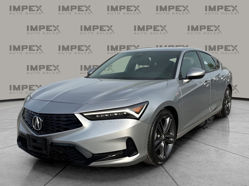 Lunar Silver Metallic 2024 Acura Integra FWD with A-SPEC Package Sedan Front-Wheel Drive Continuously Variable Transmission