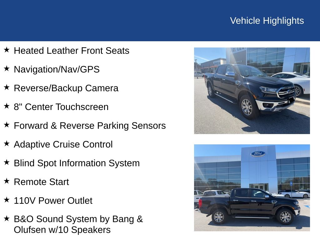 2019 Ford Ranger LARIAT