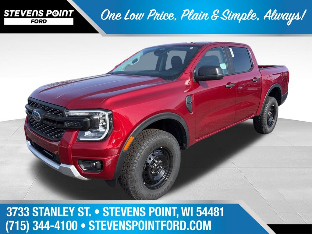 Ruby Red Metallic 2026 Ford Ranger Pickup Truck Four-Wheel Drive Automatic