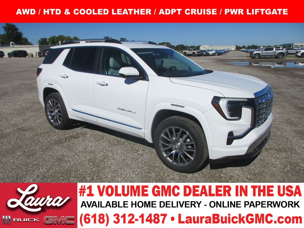 Summit White 2026 GMC Terrain SUV / Crossover Four-Wheel Drive 8-Speed Automatic Overdrive