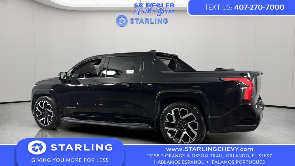 Black 2024 Chevrolet Silverado EV RST e4WD Pickup Truck All-Wheel Drive 1-Speed Automatic
