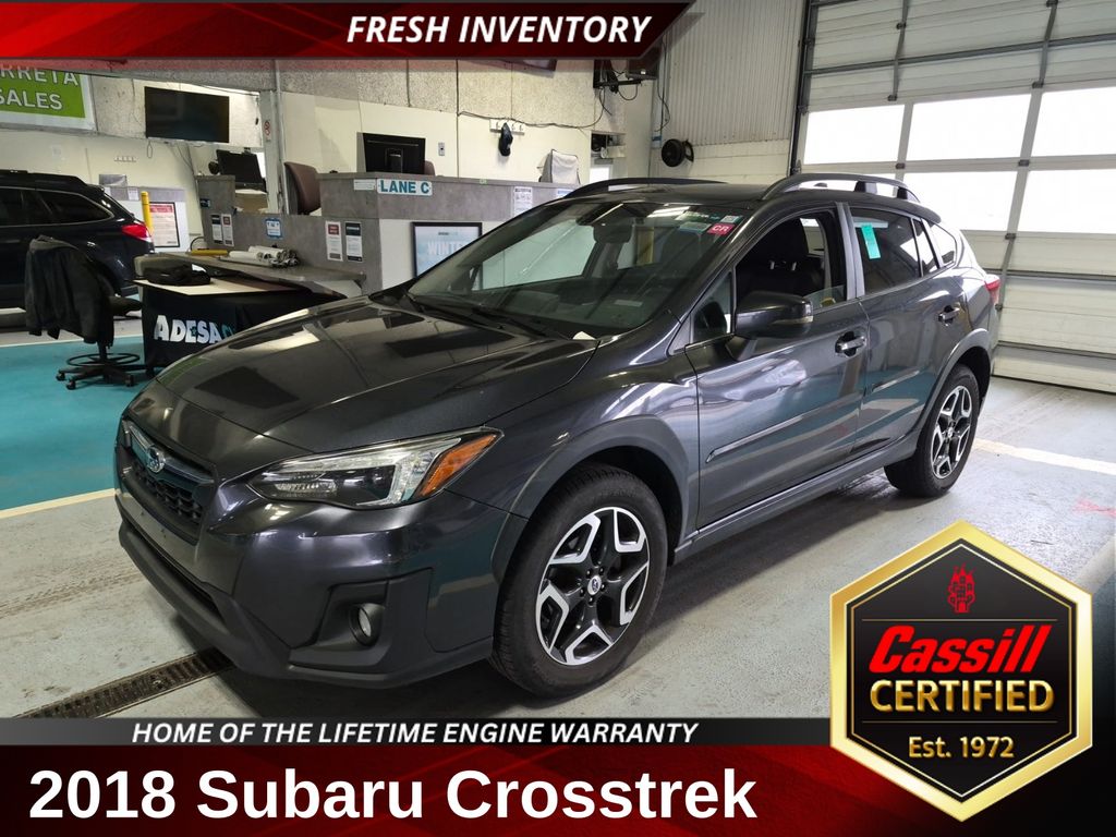 Dark Gray Metallic 2018 Subaru Crosstrek Limited SUV / Crossover All-Wheel Drive Continuously Variable Transmission