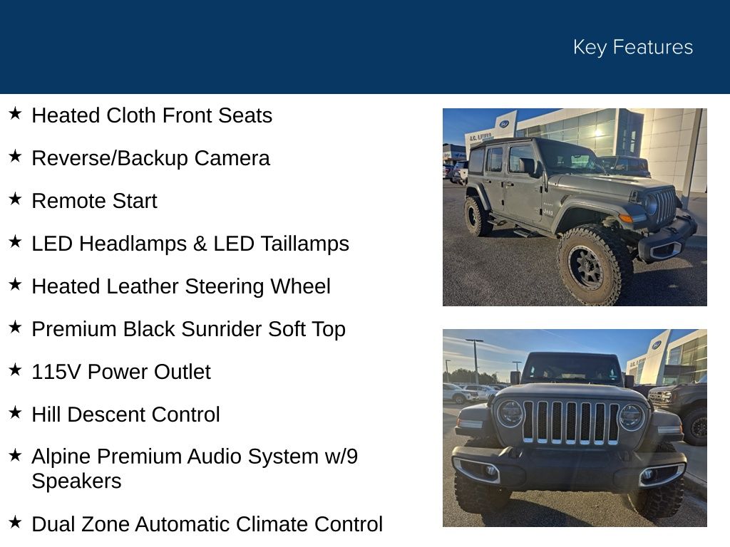 2019 Jeep Wrangler Unlimited Sahara 4x4