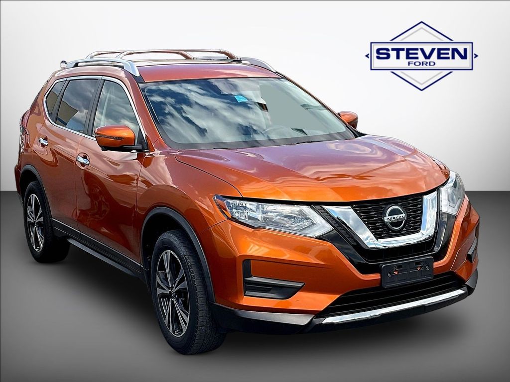 Orange Metallic 2019 Nissan Rogue SUV / Crossover All-Wheel Drive Continuously Variable Transmission