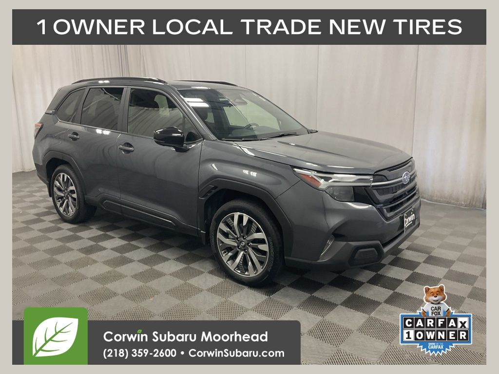 Magnetite Gray Metallic 2025 Subaru Forester SUV / Crossover All-Wheel Drive Continuously Variable Transmission