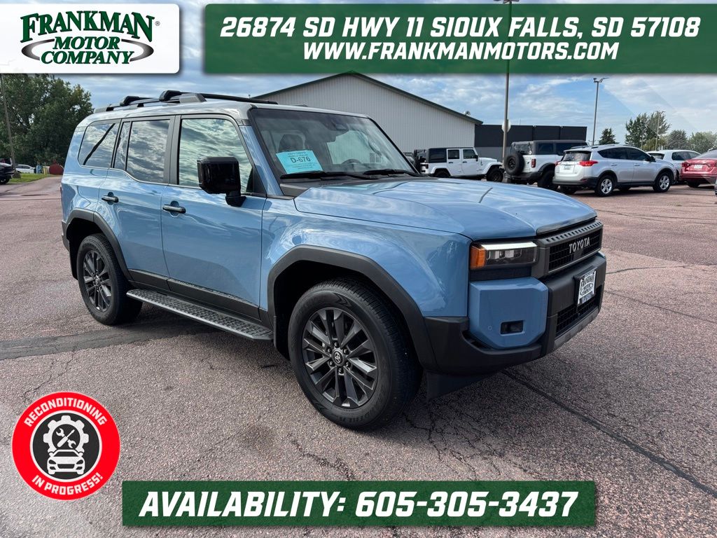 Heritage Blue/Gray Scape 2024 Toyota Land Cruiser SUV / Crossover Four-Wheel Drive 8-Speed Automatic
