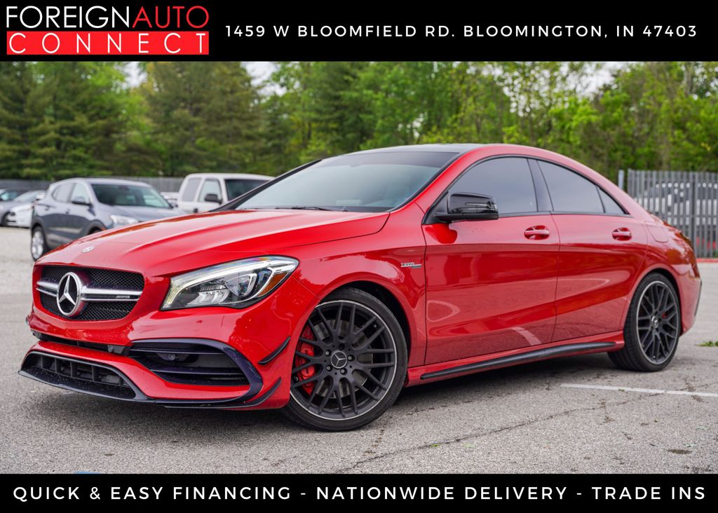 Jupiter Red 2019 Mercedes-Benz CLA AMG CLA 45 4MATIC Coupe All-Wheel Drive 7-Speed Automatic